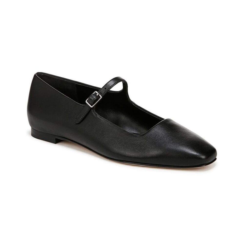 Vince Black Mary Jane Flats